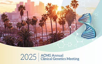 More Info for ACMG Annual Clinical Genetics Meeting